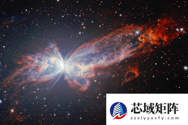 距离地球3400光年远 智利拍到震撼蝴蝶星云