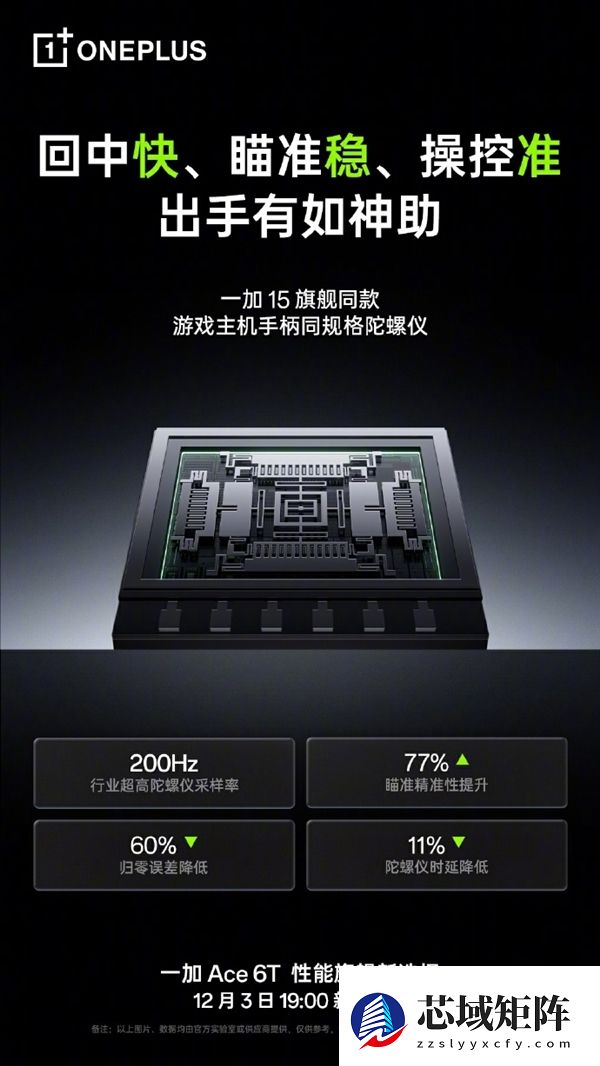 FPS电竞神器！一加Ace 6T升级旗舰同款陀螺仪：人枪合一 指哪打哪