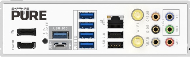 蓝宝石 PURE 极地 X870A WIFI 7 主板外观、规格曝光，白银灰设计