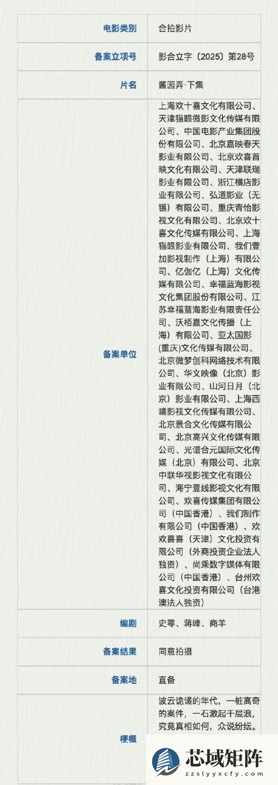 酱园弄·下集备案立项，时代谜案揭人心记忆