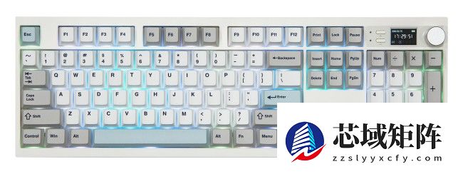 EPOMAKER QK108 三模机械键盘上市:全配列 + 屏幕 + 旋钮