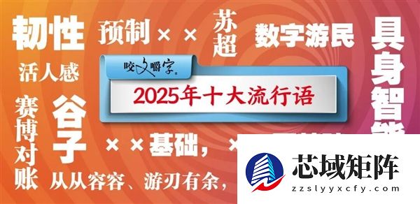 2025十大流行语公布：预制XX、具身智能、活人感等上榜 你用过几个