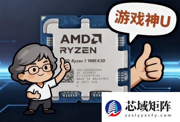 突破千帧！AMD锐龙7 9800X3D游戏性能实测