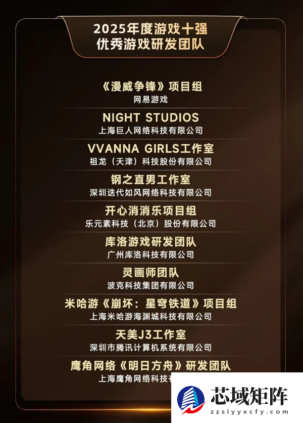 2025游戏十强年度榜提名出炉：腾讯《三角洲行动》、网易《燕云十六声》上榜