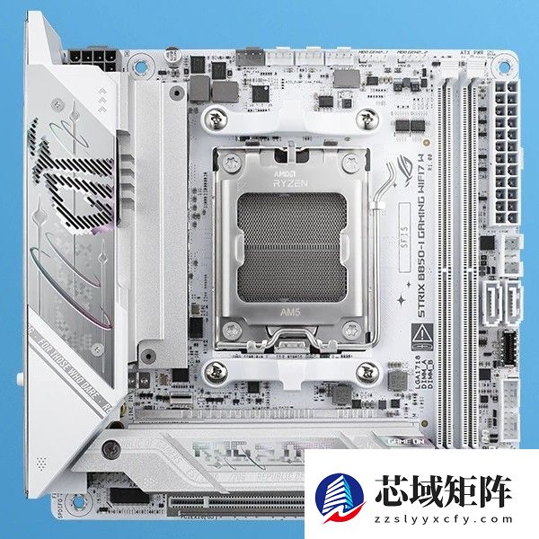 华硕 ROG B850-I 迷你吹雪主板外观确认，全面白化设计