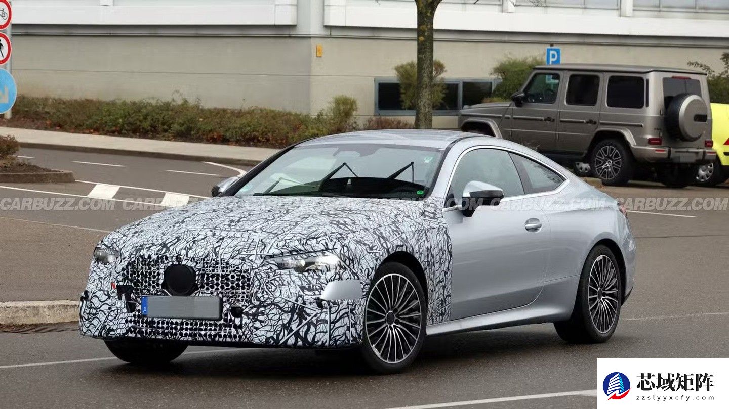 奔驰CLE中期改款路测曝光,2025年亮相