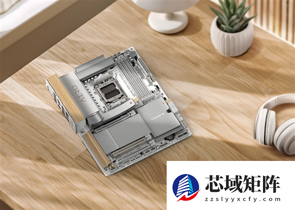 技嘉X870E AERO X3D WOOD主板用上木头、皮革：精美如艺术品