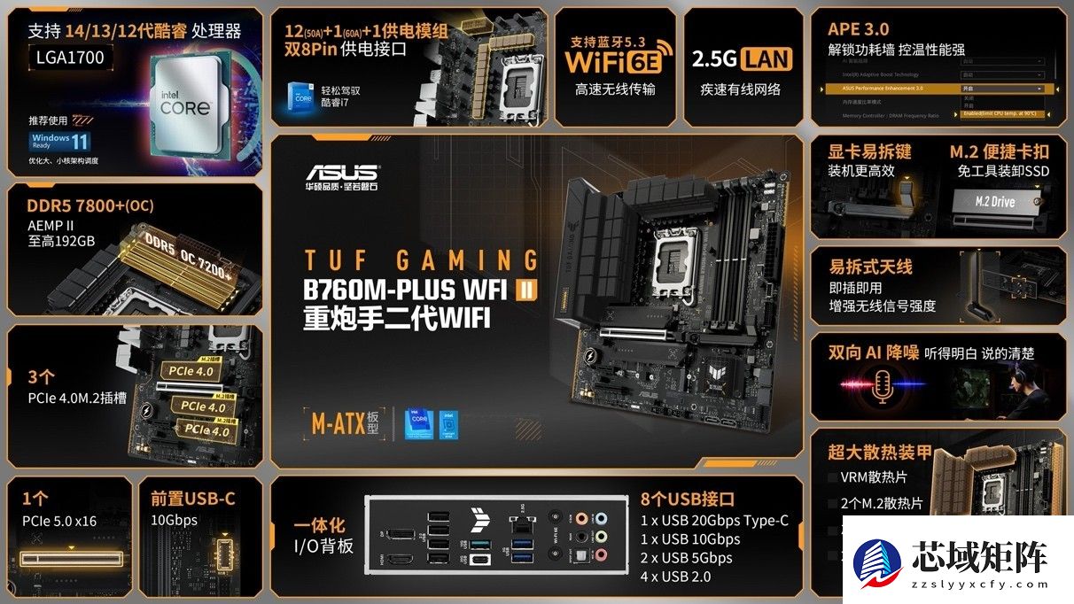 华硕B850重炮手二代WIFI7主板领衔 双12称霸热卖榜