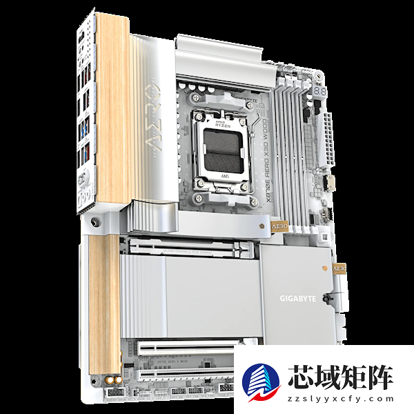 技嘉X870E AERO X3D WOOD主板用上木头、皮革：精美如艺术品