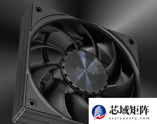 影驰飓风PF120风扇售价39元：轴心加入金属CD纹理 提供正反叶版本