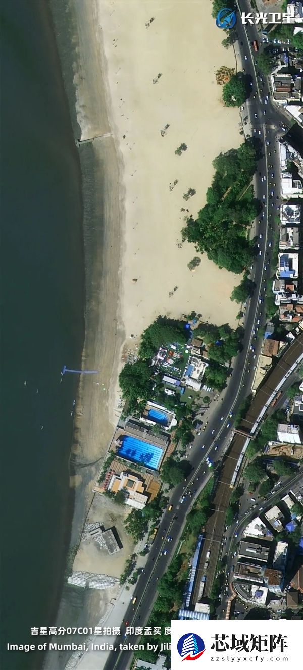 卫星眼中的印度大城市孟买：上海果然不如它！