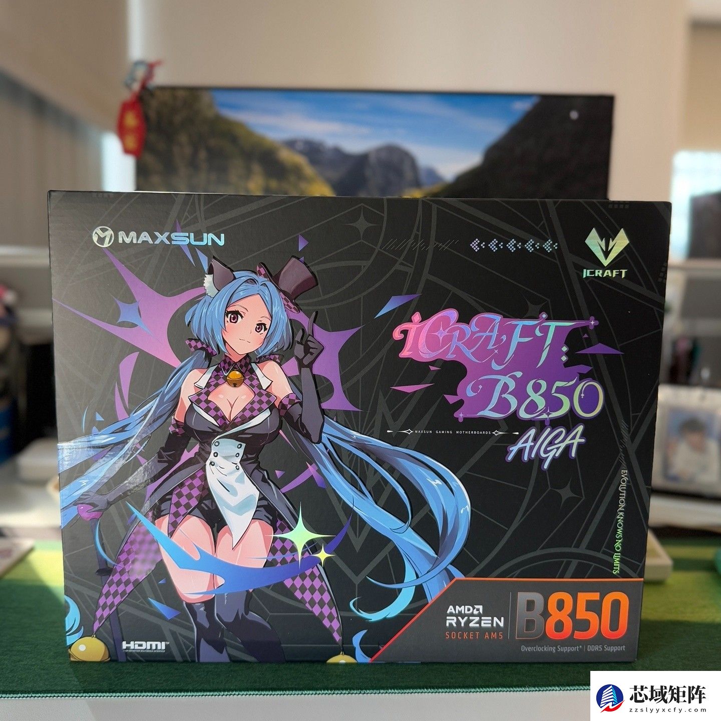 铭瑄发布MS-iCraft B850瑷珈主板,全定制设计+强劲扩展