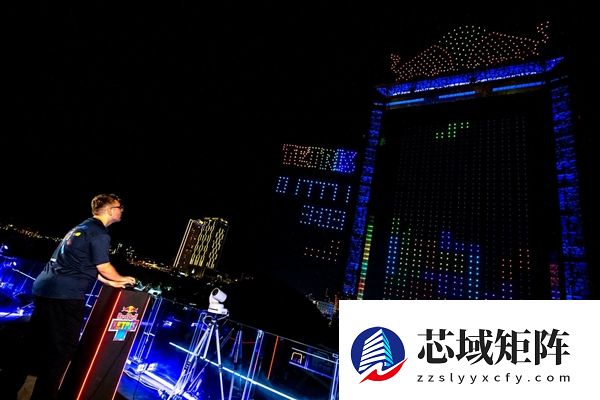 真正的赛博朋克！2800架无人机迪拜夜空拼出全球最大俄罗斯方块