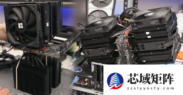 RTX 2060装上双CPU塔式散热器:热点温度骤降35°C!