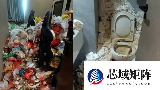 隔着屏幕都想吐！男子蜗居电竞酒店两年 垃圾堆一米高