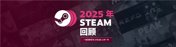 2025 Steam年度回顾上线 看你一年玩了多少款游戏