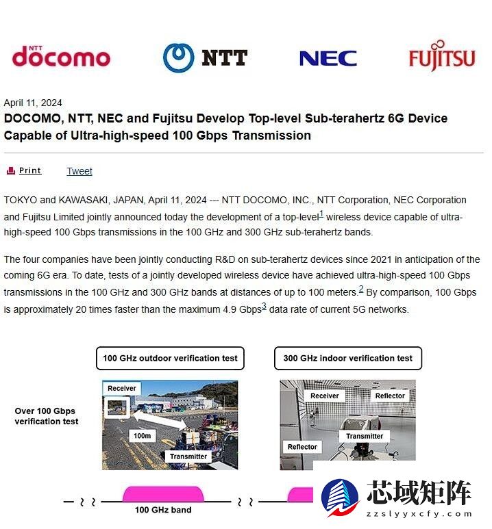 日本研制出全球首台6G设备，每秒可传输5部高清电影
