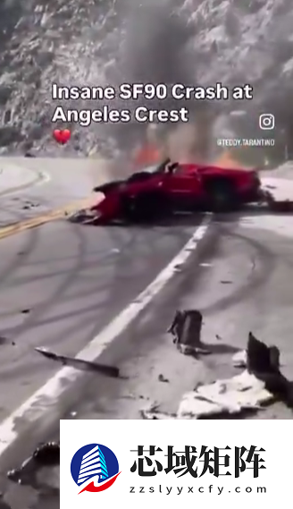 《使命召唤》创始人车祸现场曝光 超跑撞击护栏光速起火