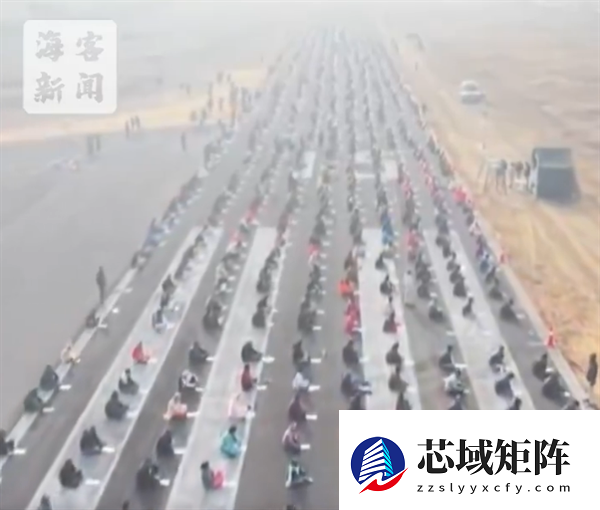 印度考公把机场跑道当考场：考生直接露天作答