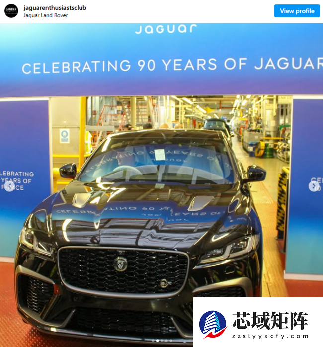 捷豹燃油车谢幕：最后一辆 F-Pace 已下线