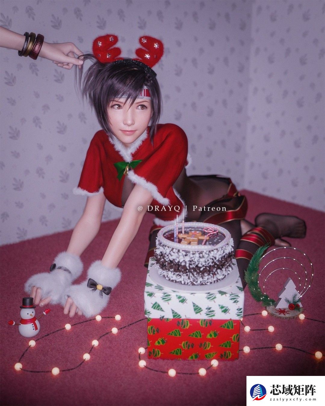 @drayqin发布最终幻想7尤菲新艺术图