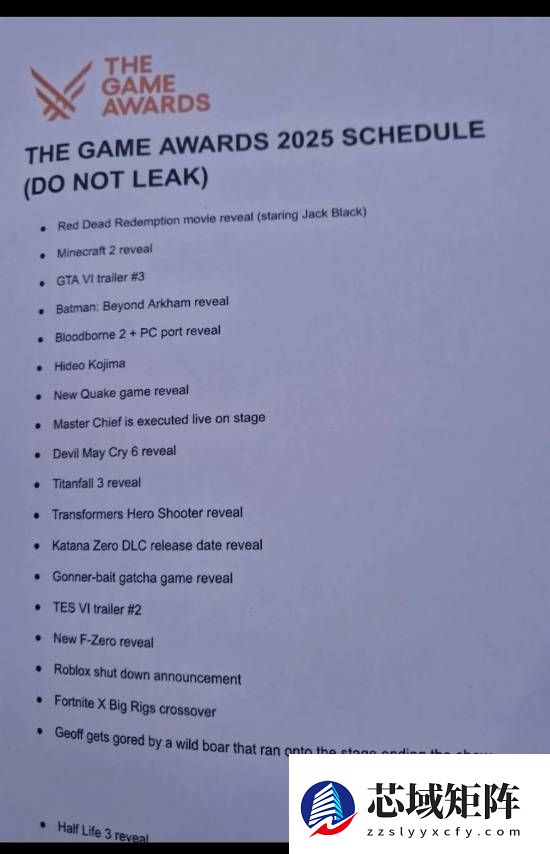 2025游戏盛会惊现虚构流程：半条命3压轴，血源续作亮相引热议