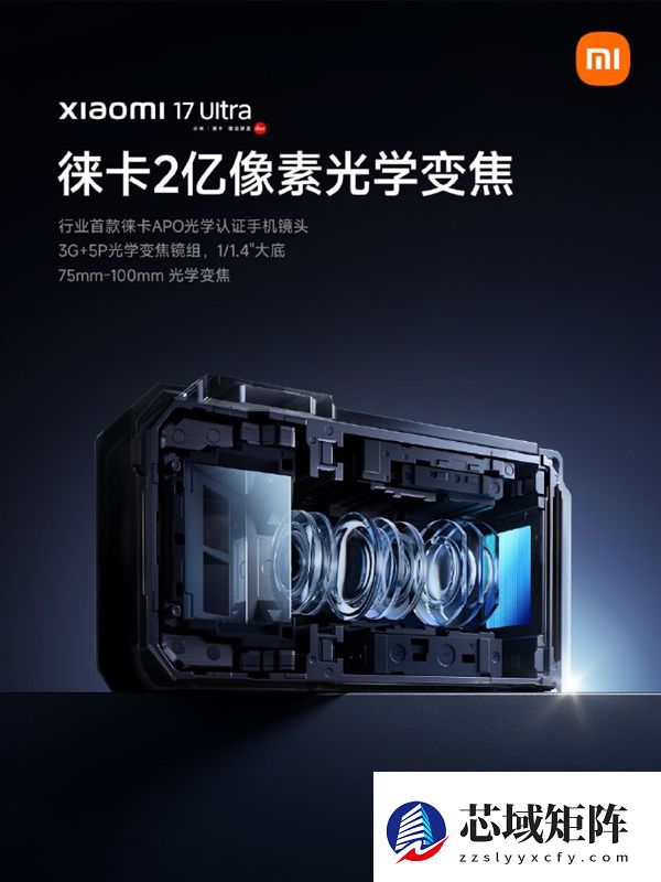 雷军详解小米17 Ultra两亿像素：与相机变焦镜头技术原理一脉相承