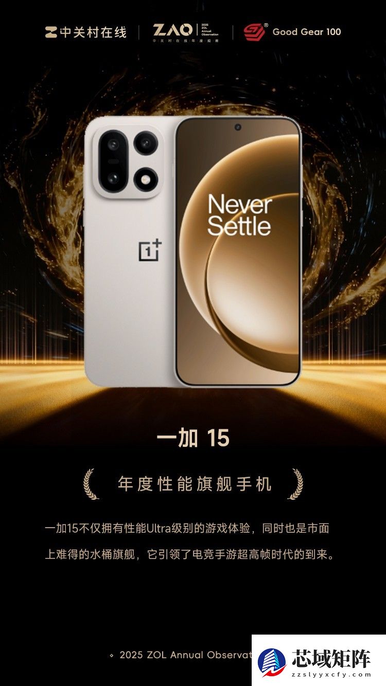 GG100 2025年度性能旗舰手机：一加 15