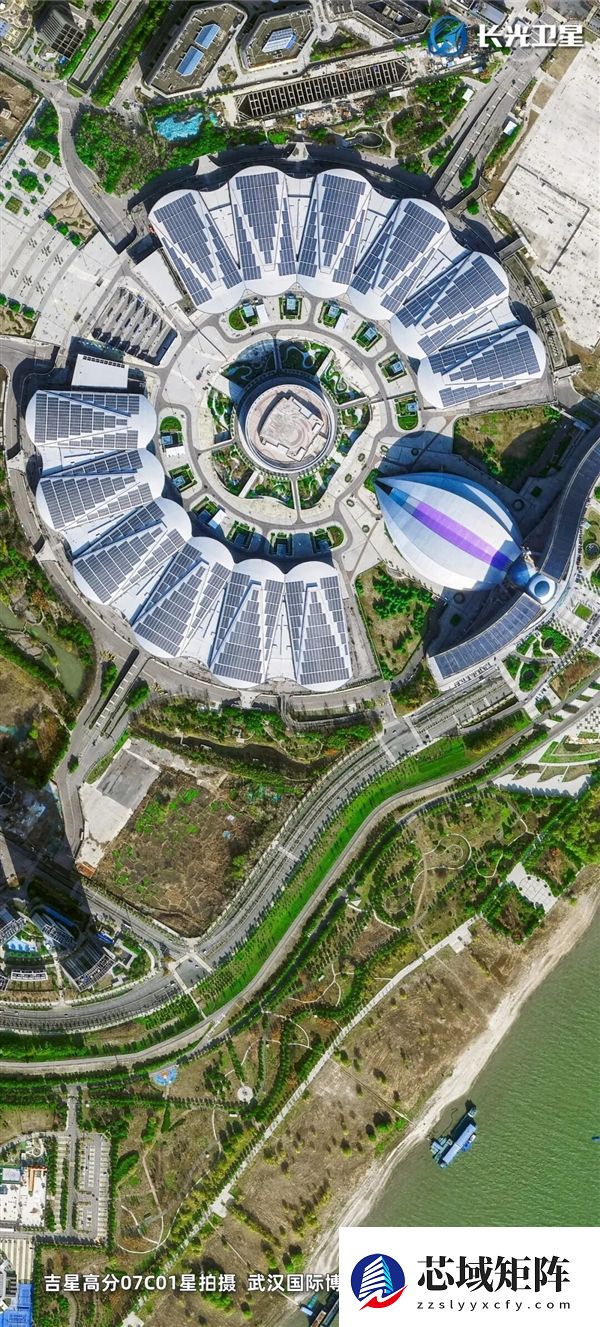 卫星俯瞰武汉：冬日光影中的江城