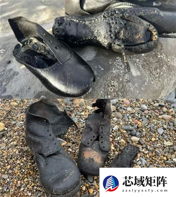 400多只老式皮鞋冲上英国海滩 来源成谜！