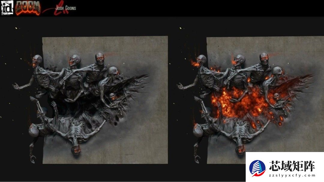 毁灭战士4早期概念图曝光 揭秘未面世版本原始构思