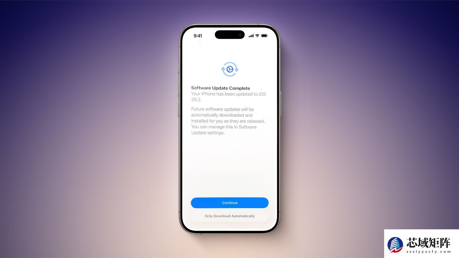 iOS 26.2更新现暗黑模式:快速点击自动开启全量更新