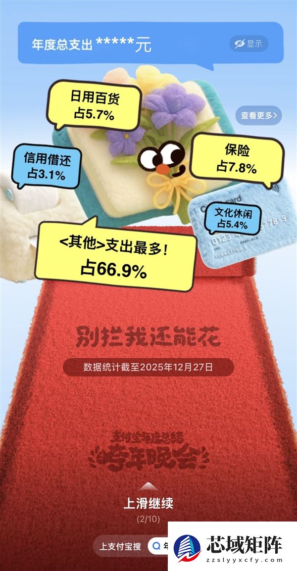 支付宝2025年度账单出炉:看你花了多少钱