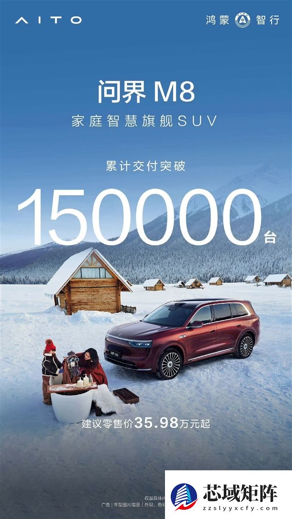40万级现象级SUV 问界M8累计交付超15万台：用时仅253天