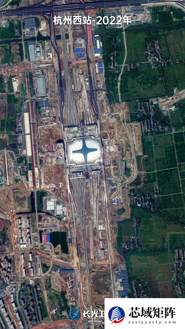 卫星镜头记录：杭州西站6年成长记录