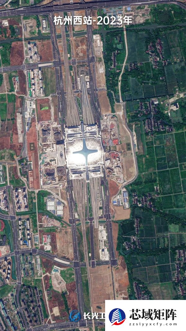 卫星镜头记录：杭州西站6年成长记录
