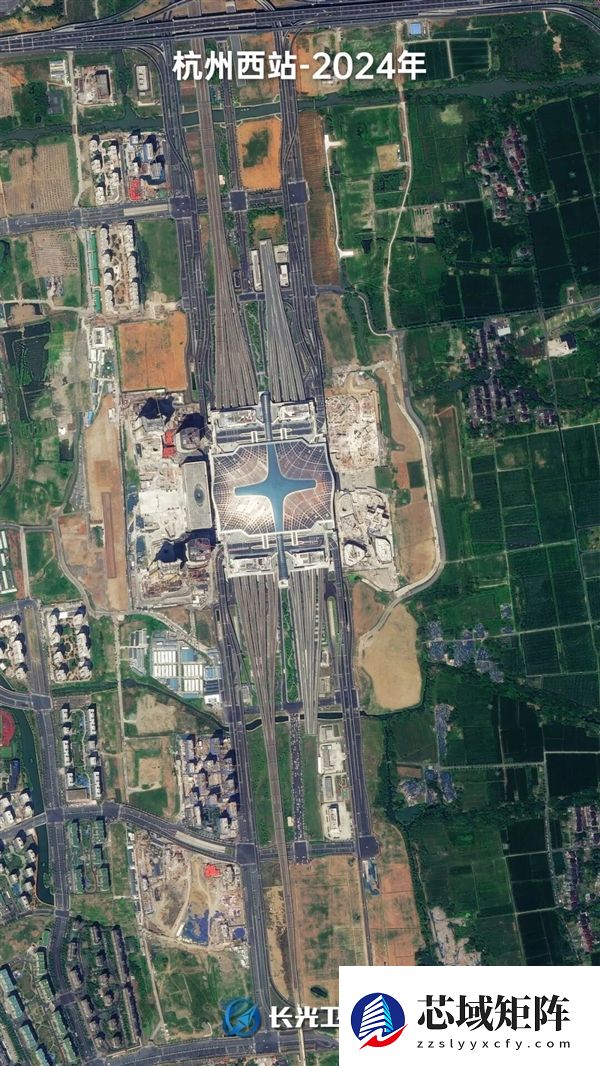 卫星镜头记录：杭州西站6年成长记录