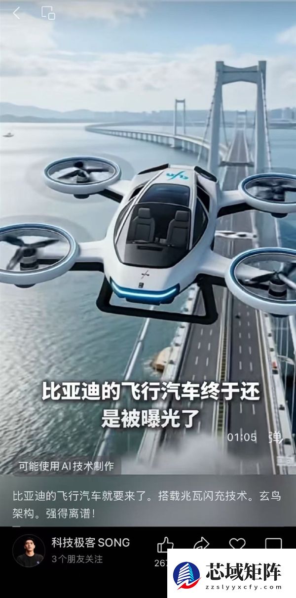 比亚迪辟谣将推出飞行汽车：不实信息 在流量面前 要保持克制