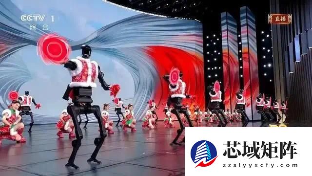 宇树科技机器人在2025年蛇年春晚，图源CCTV直播