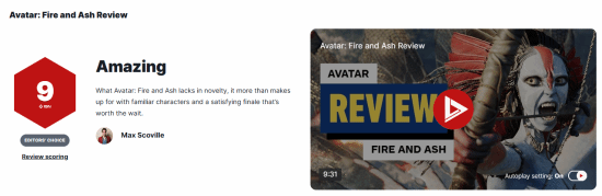 阿凡达3评分解禁：情感升华弥补技术保守，终章圆满收官