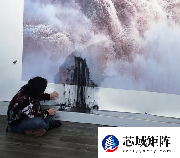 估价380万 著名画家巨幅画作遭泼墨：千万网友献策补救
