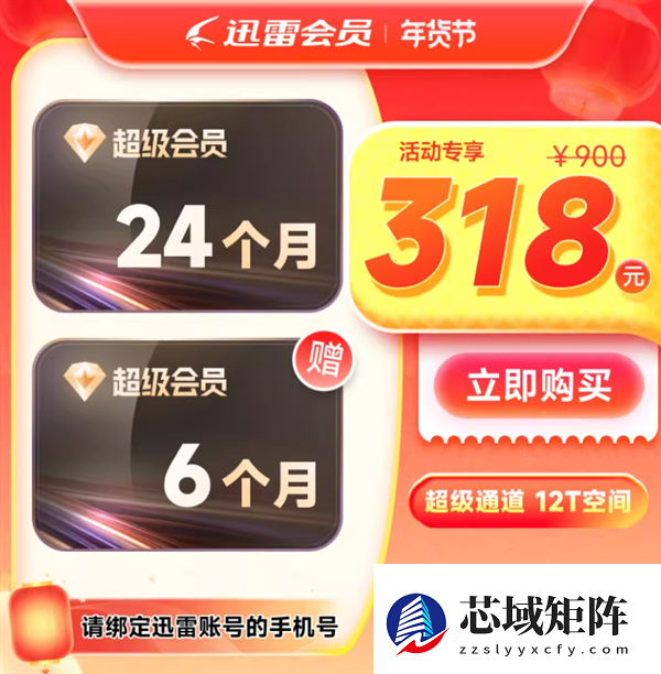 12T网盘：迅雷超级会员约10元/月探底发车