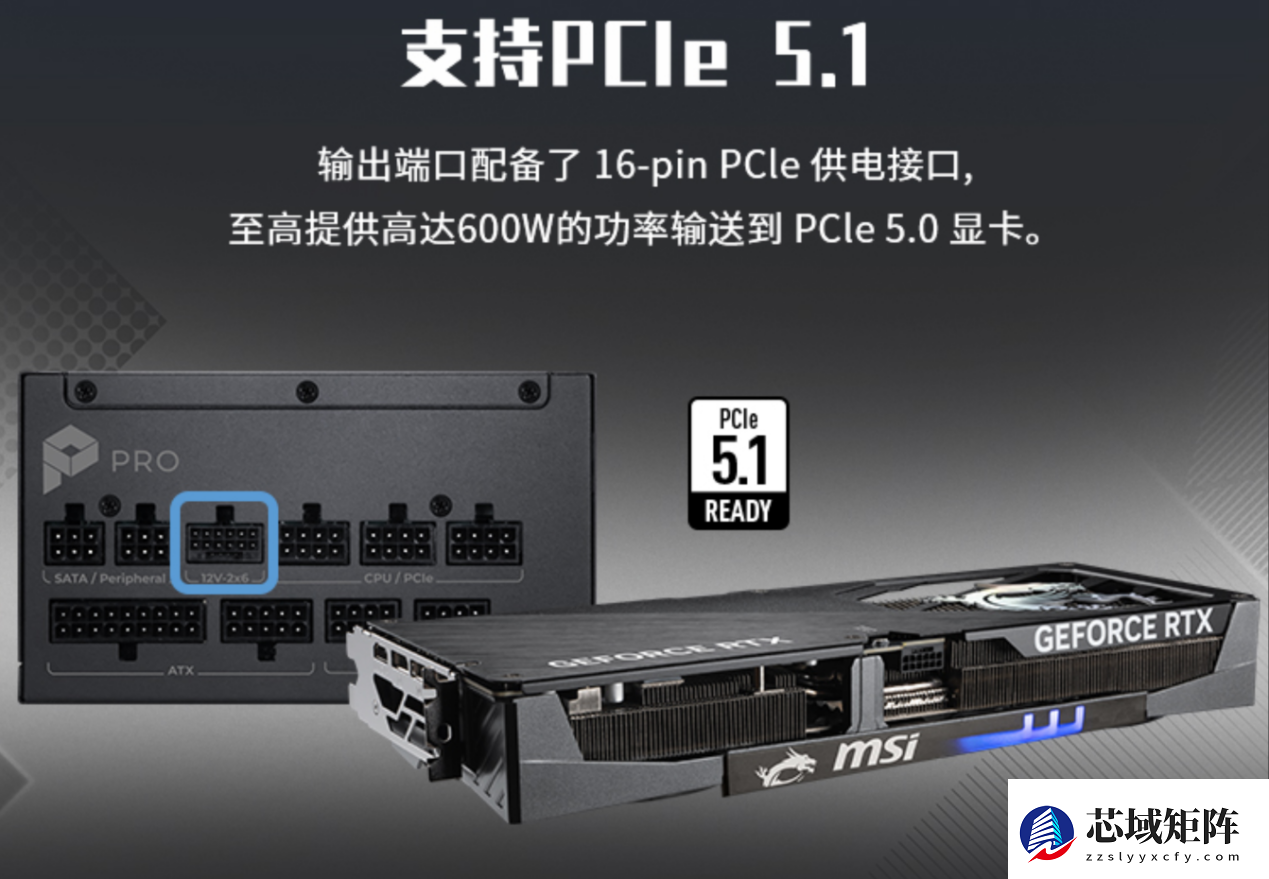 微星PRO A1000PL PCIE5电源上市：ATX3.1+PCIe5.1双认证，首发699元