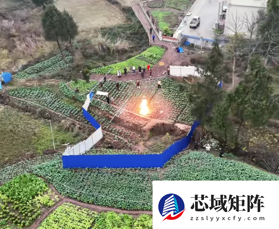 下雨也不灭!四川一菜地冒火烧了8天 当地:系浅表天然气自燃
