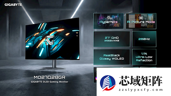 技嘉发布4款OLED显示器：4K、360Hz、带鱼屏全都有