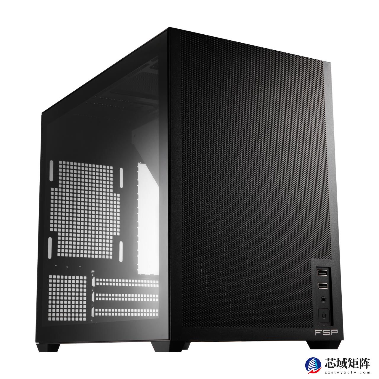 全汉S210机箱全球上市：23升M-ATX设计，钢化玻璃侧透，强散热易搬运