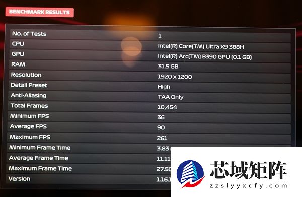 英特尔锐炫B390游戏实测 相当惊艳的游戏体验