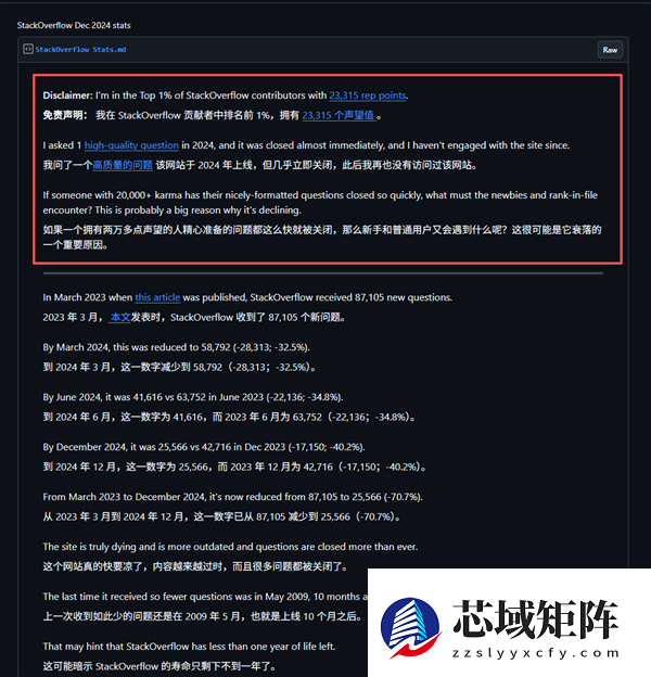 这个手握全球代码精华的社区 自杀了!