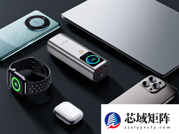 399元 追觅推出自带线165W带屏移动电源:2C+1A