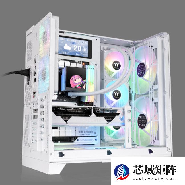 顶板左板一体弯玻,曜越推出光透 View 390 Air 中塔 ATX 机箱